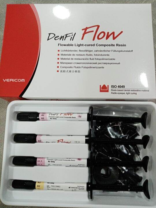 Denfil Flow Light Cured Composite Resin Set Lazada PH