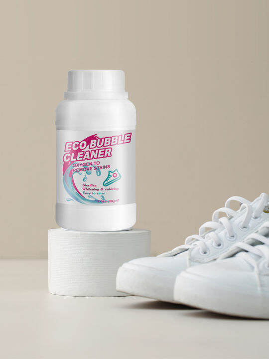 Pink Stuff White Shoes Cleaner Ecological Oxygen Bubble Powder Shoe