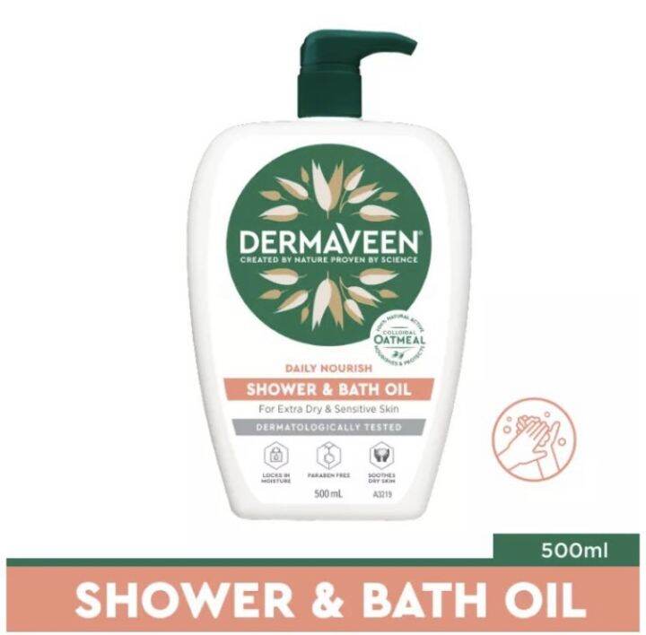 Dermaveen Shower and Bath Oil 500ml EXPAug 2025 [ No fragrance