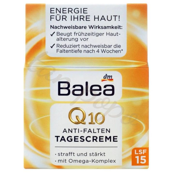 balea-q10-anti-falten-tagescreme-spf-15-สพกรับคนอายุ-30-ขนาด-50-ml-ครีมบำรุงผิวกลางวันช่วยลดริ้วรอยร่องลึก-และรอยตีนกา