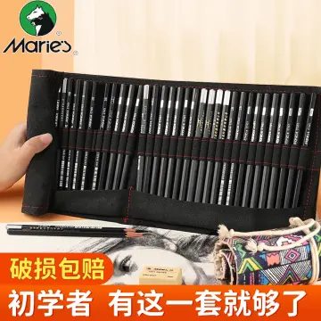 20 Pcs Professional Drawing Pencil Kit Marie's Sketch Pencil Set Charcoal  Crayon Drawing Artist Toolspencil Artist Tools Free Shipping -   Singapore