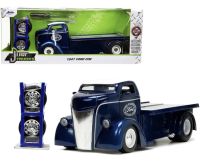 1947 Ford COE Flatbed Truck Dark Blue Metallic White Top 1 :24 scale Diecast Model