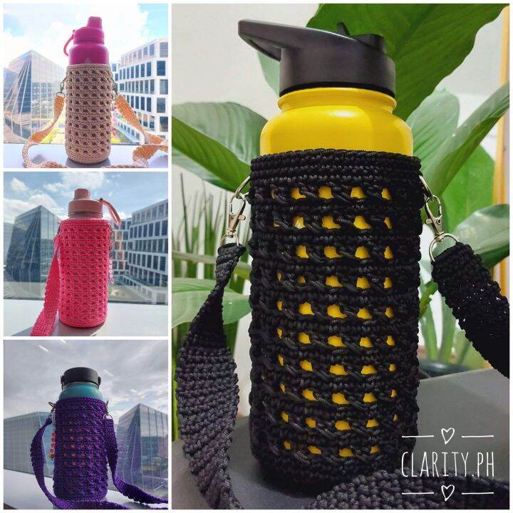 CROCHET TUMBLER BAG HANDMADE Lazada PH