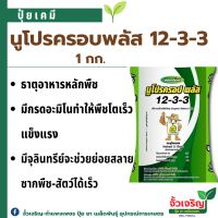 นูโปรครอป พลัส ปุ๋ย 12-3-3 (1กิโลกรัม) มีกรดอะมิโน ทำให้พืชโตเร็ว แข็งแรง  ใช้ได้ดีกับทุกพืช