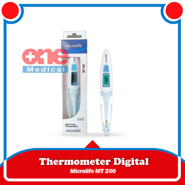 Thermometer Microlife Mt200 Termometer Digital 10 Detik Lazada