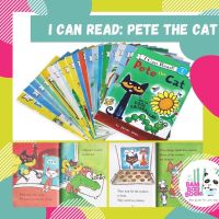 พร้อมส่ง หนังสือชุด I can read: Pete the Cat 25 เล่ม หนังสือหัดอ่านภาษาอังกฤษ