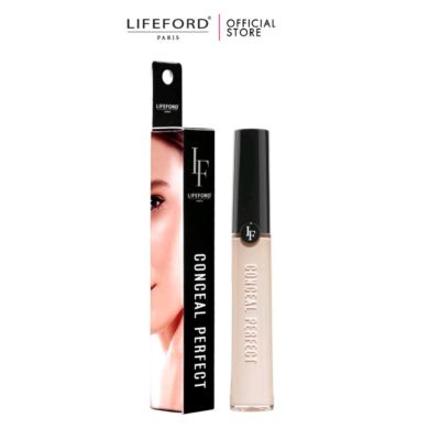 LIFEFORD PARIS CONCEAL PERFECT ไลฟ์ฟอร์ด ปารีส คอนซีล เพอร์เฟ็ค 10 กรัม คอนซีลเลอร์ เนื้อครีมเกลี่ยง่ายไม่เหนอะหนะปกปิดรอยสิว รอยแดง รอยคล้ำใต้ตา ได้ในระดับดี มอบความชุ่มชื่นและฟื้นความสว่างให้แก่ผิว ฟินิชลุคให้เรียบเนียนไม่สะดุด