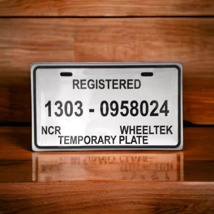 TEMPORARY PLATE NUMBER FOR MOTORCYCLE - NEW LTO LAYOUT FORMAT AND SIZE ...