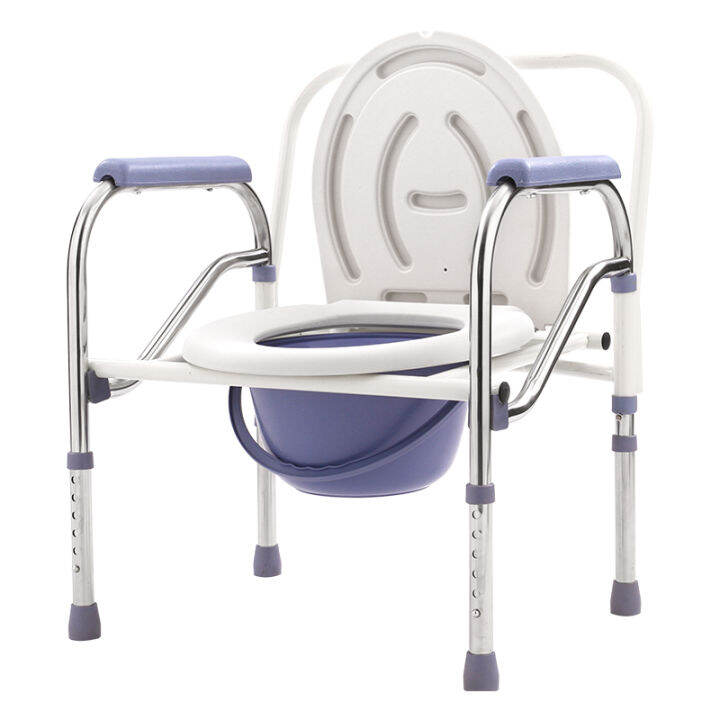 Elderly Mobile Toilet Chair Toilet Chair Disabled Patient Toilet Stool