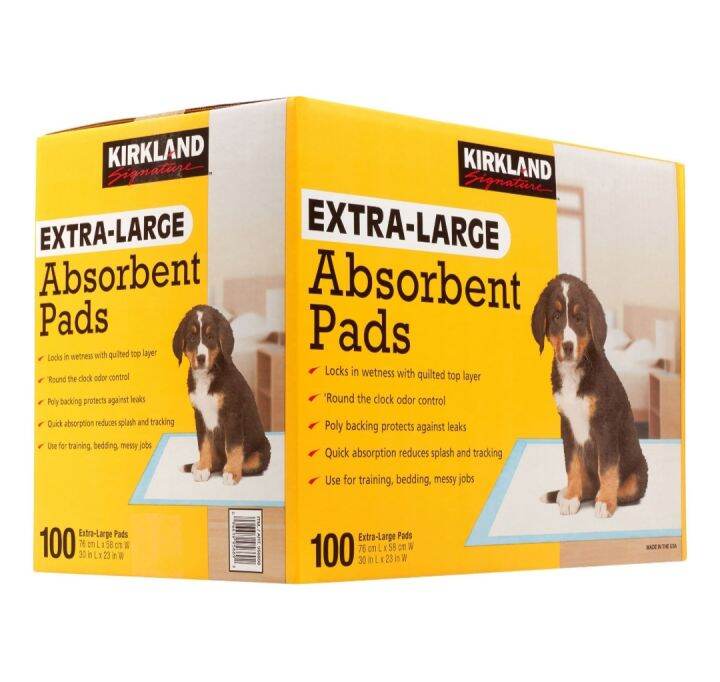 Kirkland Signature ExtraLarge Absorbent Pads 100pcs. Lazada PH