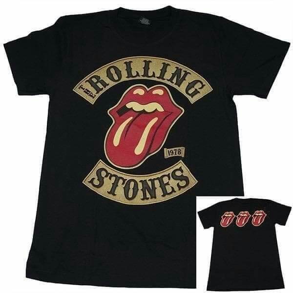 Rock Band Shirt The Rolling Stones 1978 Rock yeah Hot rock Brand