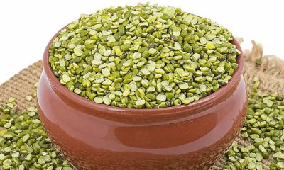 Moong green dal chilka 500gm green moong split Indian product Best qualty