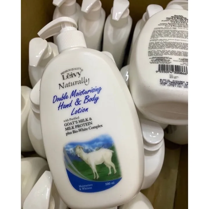 Leivy Naturally Double Moisturizing Hand & Body Lotion with Goats Milk