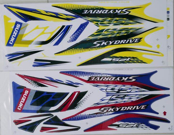 Suzuki Skydrive 125 (1) Body Sticker | Lazada