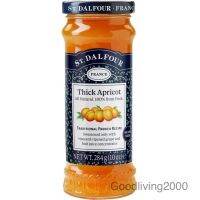 (ส่งฟรี) แยม ST.DALFOUR Thick Apricot 284กรัม รสเนื้อแอพริคอทผสมน้ำองุ่นและอินทผาลัมเข้มข้น ผสมเนื้อผลไม้ 100% ไม่ใส่น้ำตาล