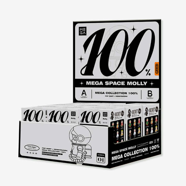 พร้อมส่ง-space-molly-100-pop-mart-mega-collection-series-01-ป้าย-mega