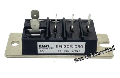 6RI30E-080 FUJI โมดูล Brand: FUJI,Description : Power diode module, 6-Pack, 800 VOLTS 30 AMP,Package: MODULE