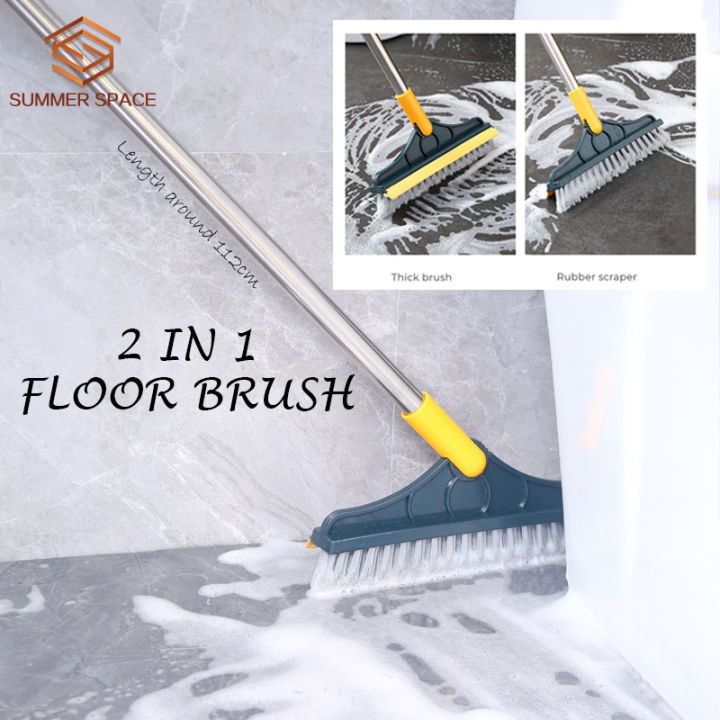 2 In 1 Adjustable V-Shape Cleaning Brush Floor Scrub Magic Broom