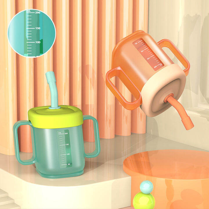 BabyBala Baby Sippy Cup Training Drinking Tilt Cup with Scale Children