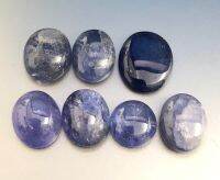 Tanzanite cabochon 100% natural gemstone แทนซาไนท์คาโบชองหินธรรมชาติ 100%