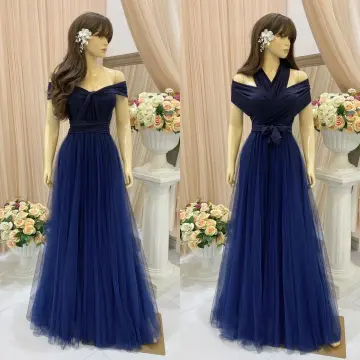 TULLE ADULT INFINITY DRESS BRIDESMAID WEDDING LONG DRESS FREESIZE