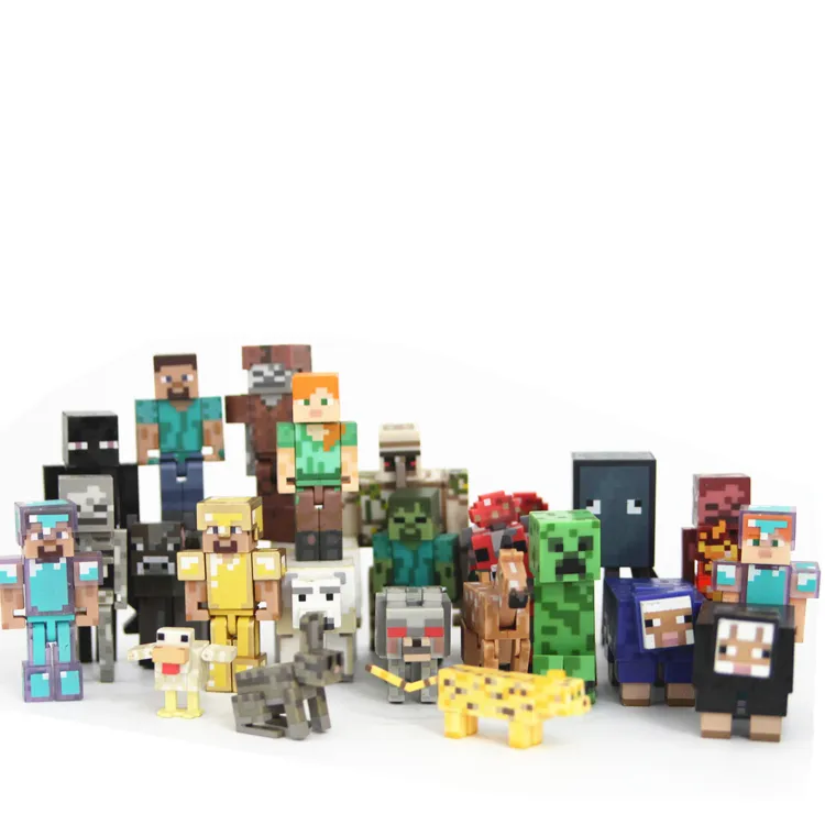 Mundo Virtual roblox Merchandise Toy Doll Building Block Minecraft Bloco De  Construção De Brinquedos Para Crianças 7cm