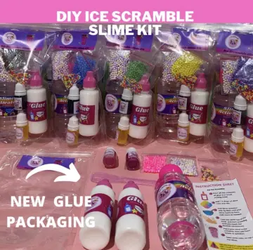 DIY Slime Kit Supplies Clear Crystal Slime Making Kit Slime Foam
