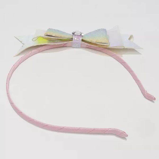 Fashionable 3 Layer Ribbon Bow Shape Headband (Pink) | Lazada PH