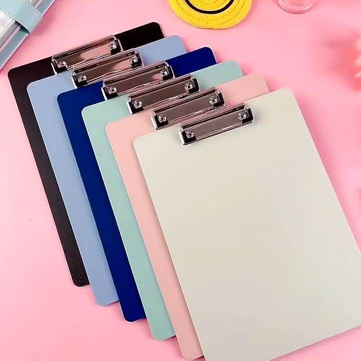 A4 Writing Board Clipboards Multiple Colors Folder Clip Multifunctional