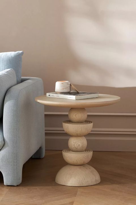 Bàn trà sofa chất liệu gỗ tự nhiên phong cách độc đáo, side table ...