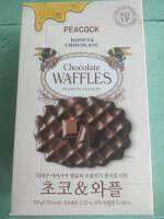 Peacock Chocolate Waffles 324 g.วาฟเฟิลเคลือบช็อคโกแลตผสมน้ำผึ้ง 324 กรัม