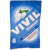 ลูกอมเปปเปอร์มิ้นต์เย็นสดชื่น สูตรไม่มีน้ำตาล Vivil Peppermint Flavor Sweets No Sugar Candy 25g..