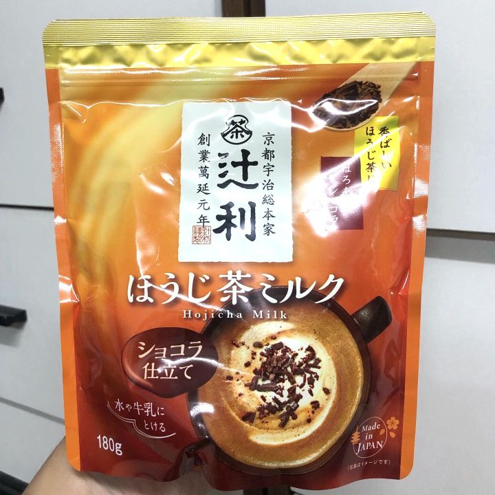tsujiri-hojicha-milk-โฮจิฉะมิล์ค-ผงชานมโฮจิฉะญี่ปุ่น