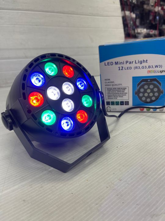 ไฟพาร์led12ดวงหลอด3wสามารถคอนโทนdmxได้