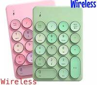 แป้นพิมพ์ตัวเลขแบบไร้สาย Wireless Mini Numpad ผสมสี Candy แบบพกพาสำหรับแล็ปท็อป PC คอมพิวเตอร์ Windows Teclados