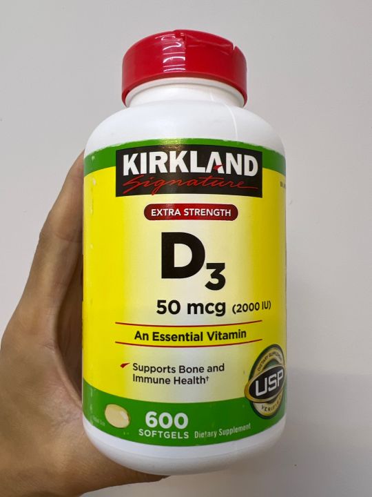 Kirkland Vitamin D3 50 mcg (2000 iu) exp.06/2024