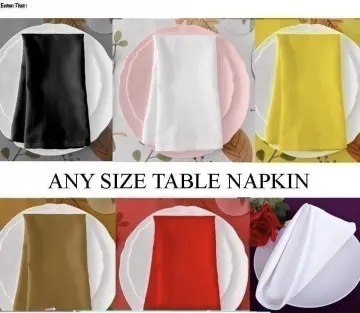 TABLE NAPKIN SIZES 21x21,22x22,23x23,24x24,25x25,26x26(Napakaganda