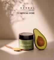 Herbal Ground ครีมหมักผมสูตรเข้มข้น อะโวคาโดน้ำมันมะกอกสกัดเย็น Avocado &amp; Olive Deep Repair Hair Mask