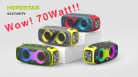 ใหม่!!! 2022 Hopestar A30 Party ลำโพงบลูทูธมีไฟrgb 70 วัตต์ เสียงดี เบสแน่น ของแท้ 100%