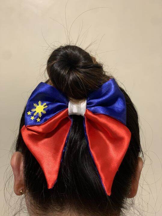 Philippine Flag Inspired Hair Bow Clip Lazada PH