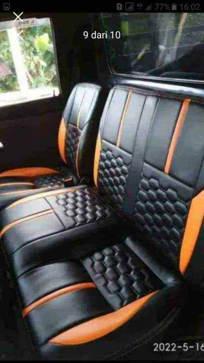 cover jok mobil new carry hitam oren | Lazada Indonesia