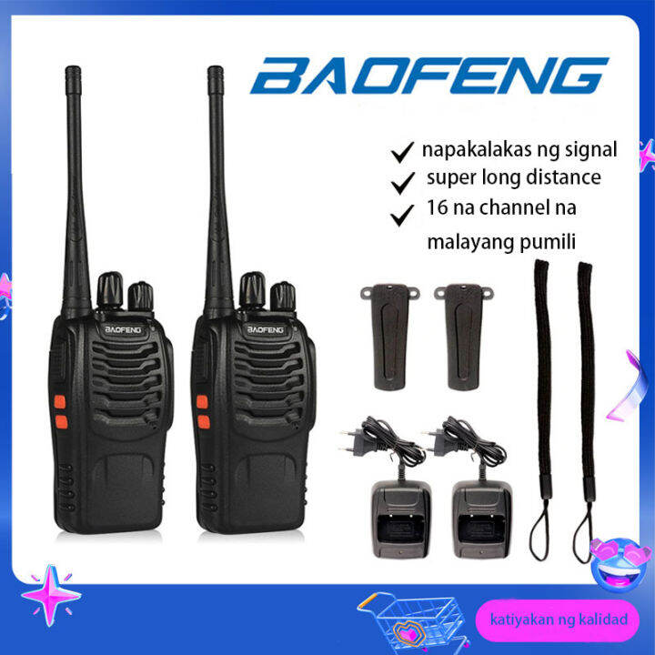 Baofeng 888s set of 10 Portable Mini Walkie Talkie Long Range 5 Watts UHF Transceiver 400470MHz