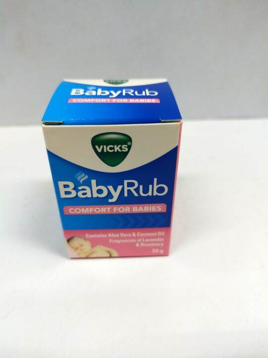 VICKS BABY RUB 20G Lazada PH