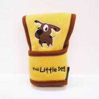 ที่หุ้มเกียร์ ลาย Little Dog แบบหัวเหลี่ยม (สีครีม-น้ำตาล)