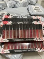 ลิปสติก เซต 12 ชิ้น เม็ดสีติดทนแน่นจูบไม่หลุด NYX