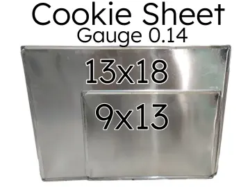 11x13 Cookie Flat Sheet (.16 Aluminum Gauge) Baking Tray Flat Tray Plancha