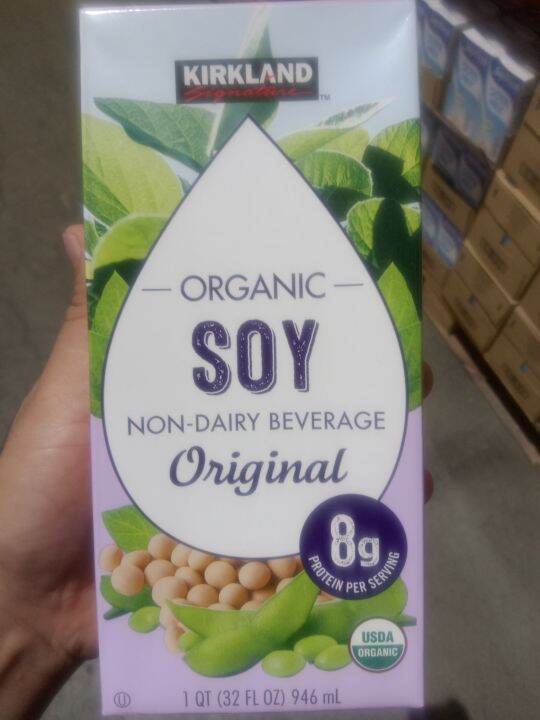 KIRKLAND SIGNATURE ORGANIC PLAIN SOYMILK 946ML (USA) 96195 Lazada PH