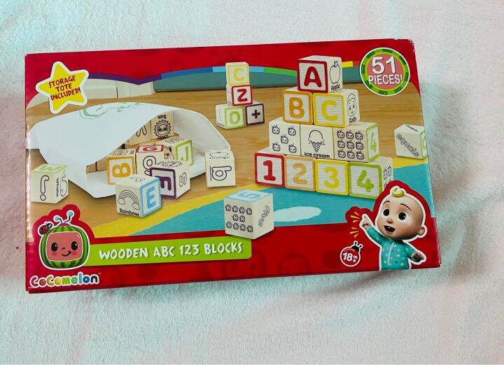 CoComelon Wooden ABC blocks | Lazada PH