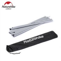 เสาทราป Naturehike 4-Section 2m Steel Canopy Pole (Silver - 2 pcs)