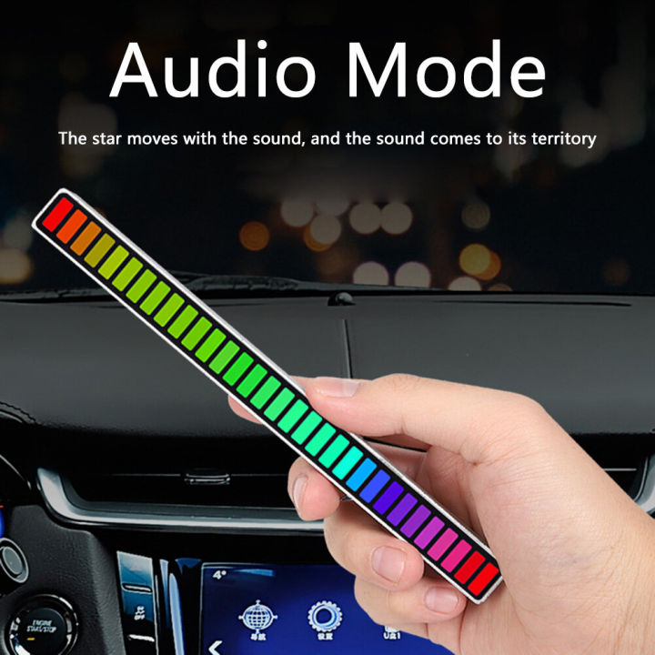 New Design LED USB Car Atmosphere Light DJ RGB Mini Colorful Music Sound  Control Car Interior LED Light - China LED Car Light, USB Light